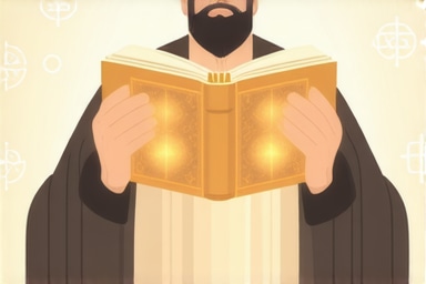 Ilustracija osobe koja tumači san prema islamskom sanovniku